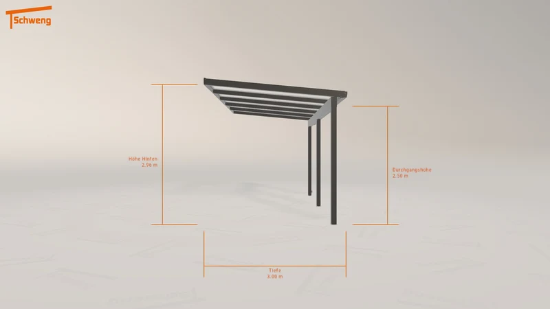#DE Schweng Terrassenüberdachung S350 (ID 5m828q)