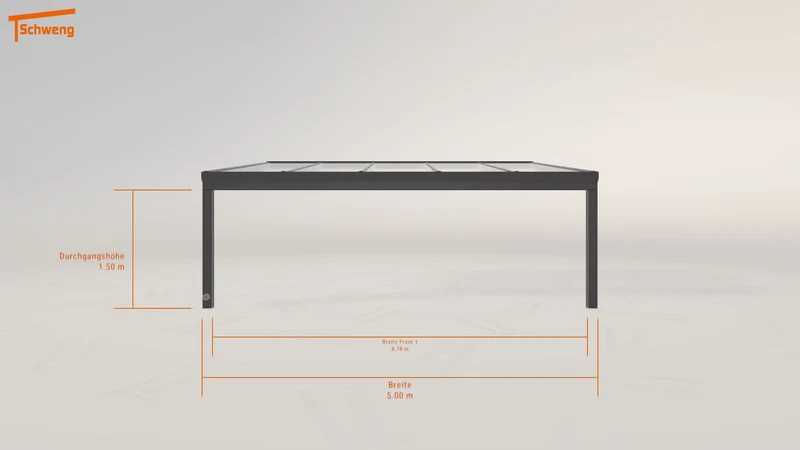 #DE Schweng Terrassenüberdachung S350 (ID n5d5jy)