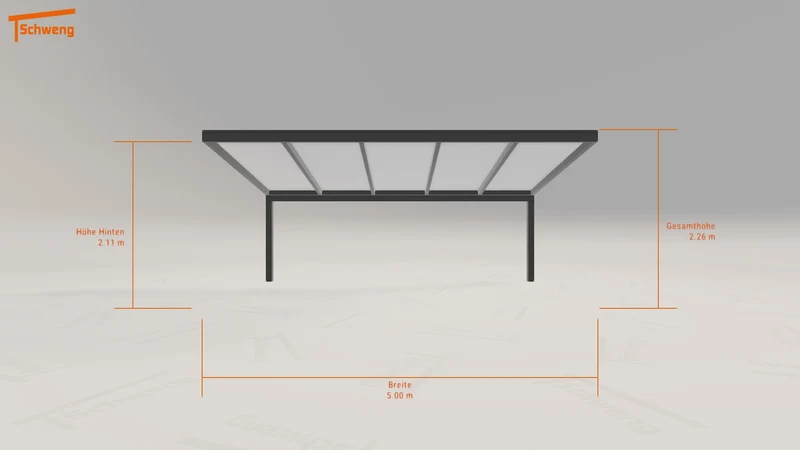 #DE Schweng Terrassenüberdachung S350 (ID n5d5jy)