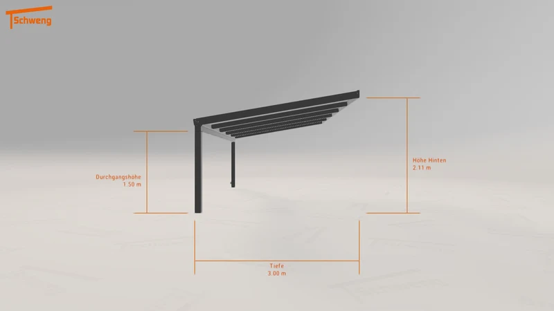 #DE Schweng Terrassenüberdachung S350 (ID n5d5jy)