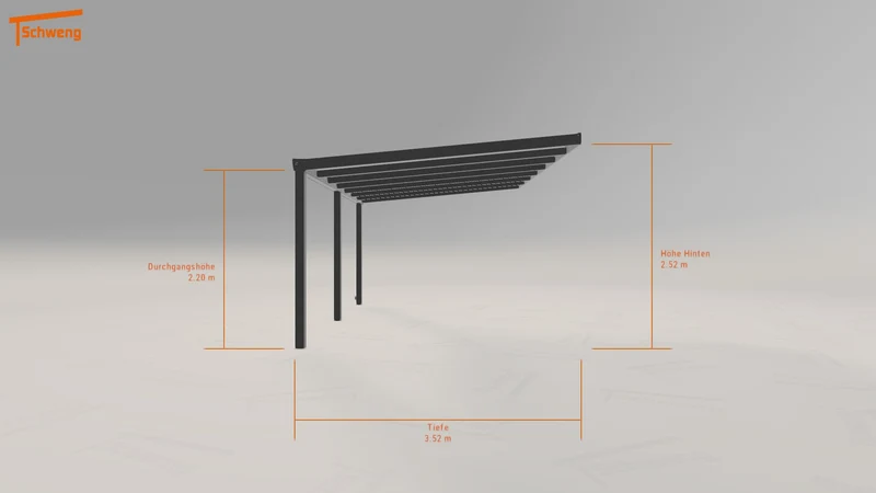 #DE Schweng Terrassenüberdachung S400 (ID w323g7)