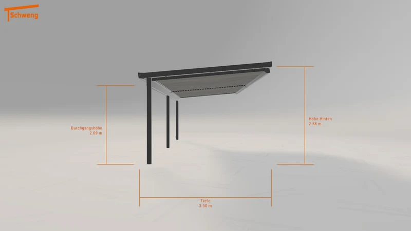 #DE Schweng Terrassenüberdachung S400 (ID 42x3gd)