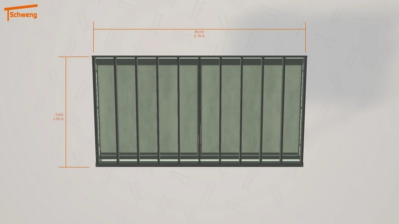 #DE Schweng Terrassenüberdachung S400 (ID 42x3gd)
