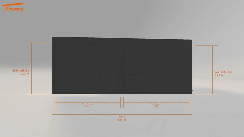 #DE Schweng Flachdachcarport C600+ (ID 9wy3yv) #MTG