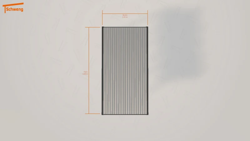 #DE Schweng Flachdachcarport C600 (ID rj52np)