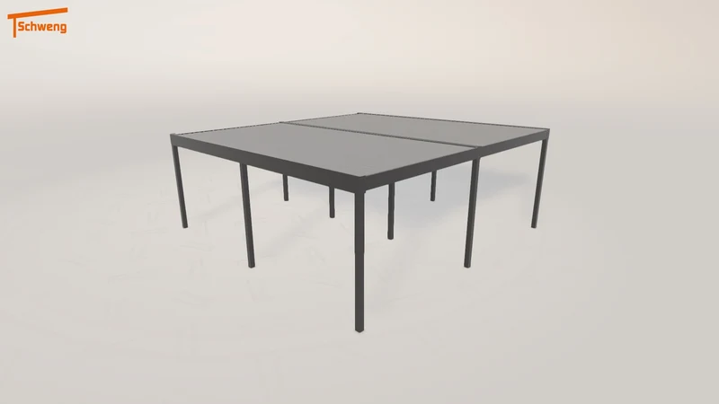 #DE Schweng Flachdachcarport C600+ (ID bkq2jm)