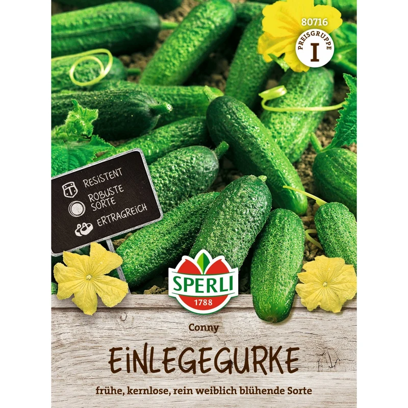 SPERLI Einlegegurken-Samen 'Conny', F1