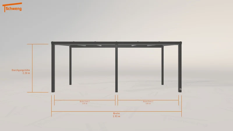 #DE Schweng Terrassenüberdachung S350 (ID 42x43g)