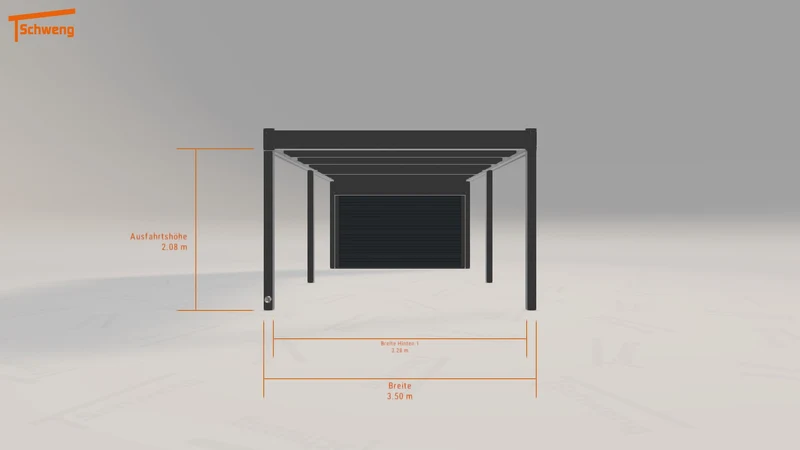 #AT Schweng Flachdachcarport C600 (ID jjpg3x) #MTG