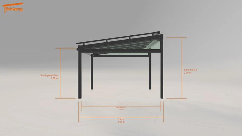 #DE Schweng Terrassenüberdachung S400 (ID 859jr5)