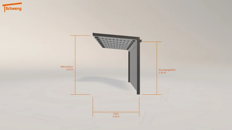 #DE Schweng Terrassenüberdachung S350 (ID ygyzy4)