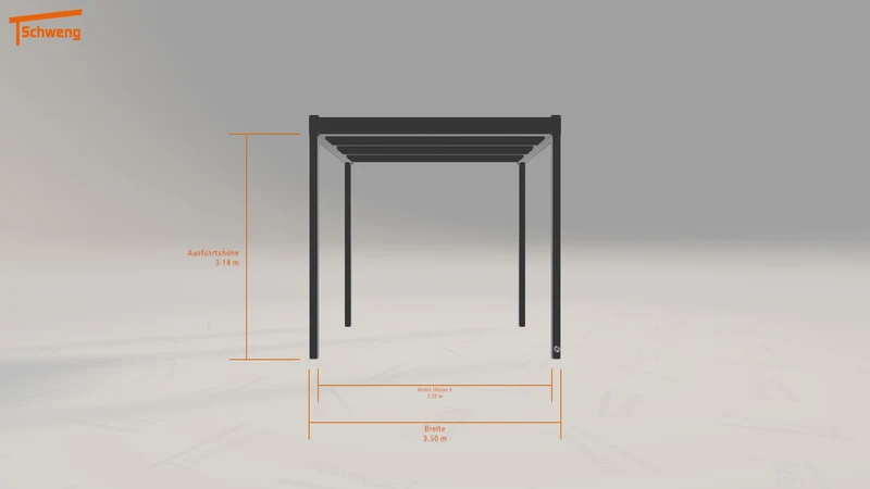 #DE Schweng Flachdachcarport C600 (ID 5m83pk) #MTG