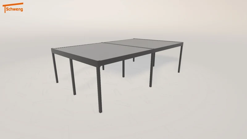 #DE Schweng Flachdachcarport C600+ (ID 9wy8gg)