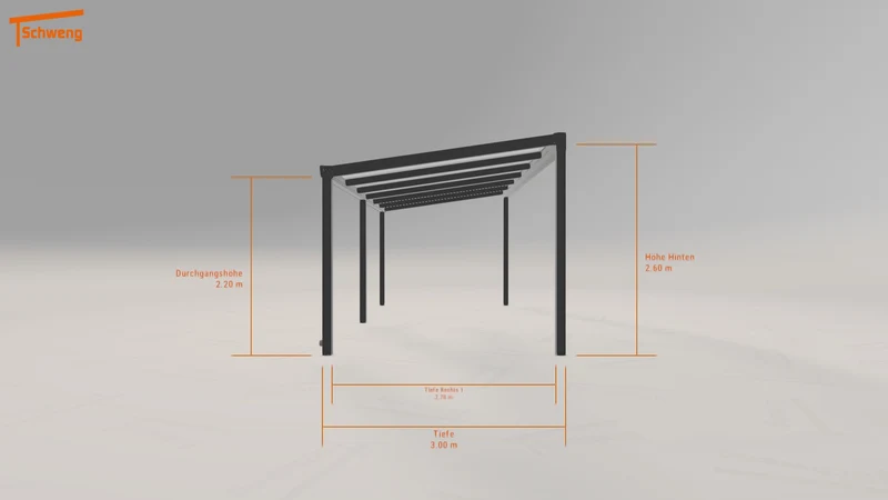 #DE Schweng Terrassenüberdachung S400 (ID n5dzk7)