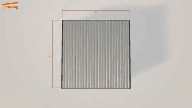#DE Schweng Flachdachcarport C600+ (ID w32q8v) #MTG