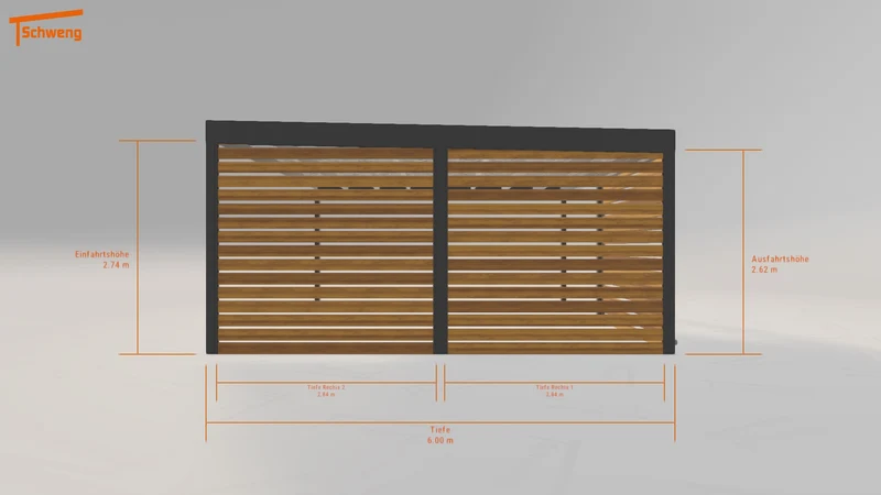 #DE Schweng Flachdachcarport C600 (ID x79w53) #MTG