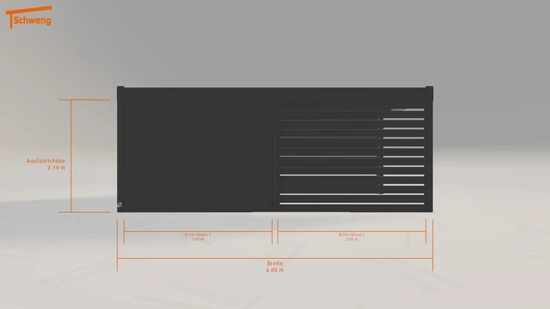 #DE Schweng Flachdachcarport C600 (ID 9wy8p9)