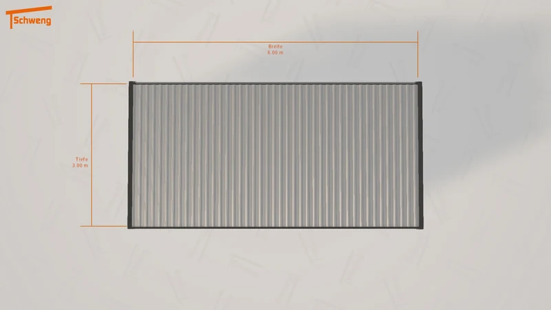 #DE Schweng Flachdachcarport C600 (ID 9wy8p9)