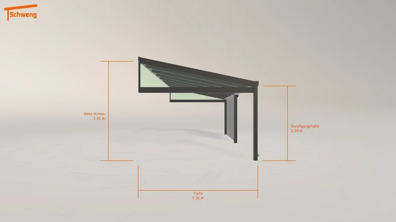 #DE Schweng Terrassenüberdachung S400 (ID rj5x85)