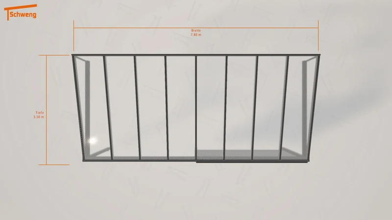 #DE Schweng Terrassenüberdachung S400 (ID rj5x85)