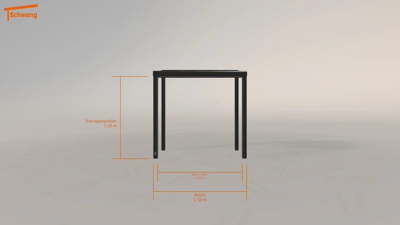 #DE Schweng Terrassenüberdachung S400 (ID k2qdyd)