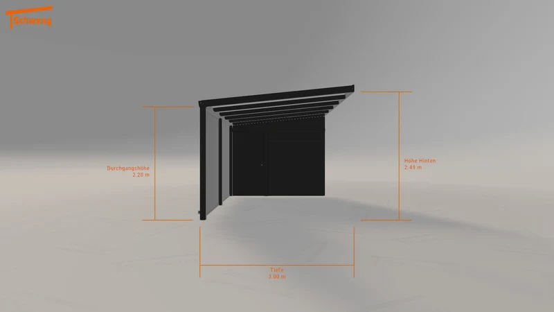 #DE Schweng Terrassenüberdachung S350 (ID mjpk33)