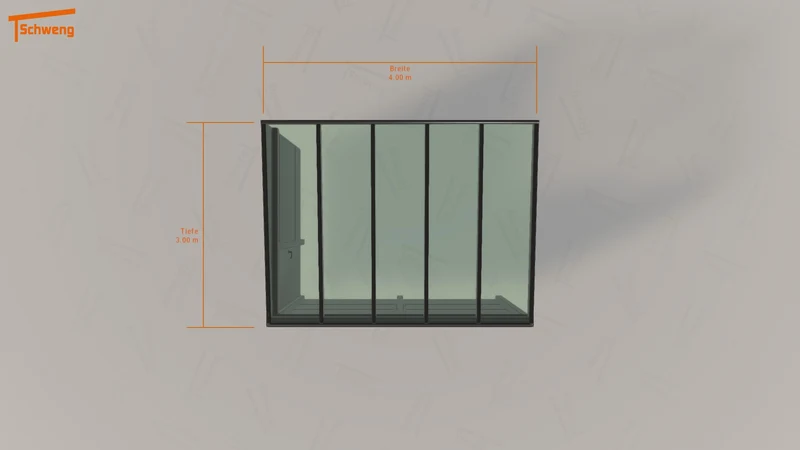 #DE Schweng Terrassenüberdachung S350 (ID mjpk33)