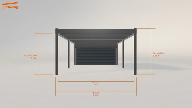 #DE Schweng Flachdachcarport C600 (ID zb3nng) #MTG