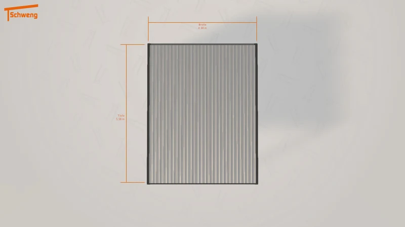 #DE Schweng Flachdachcarport C600 (ID zb3nng) #MTG