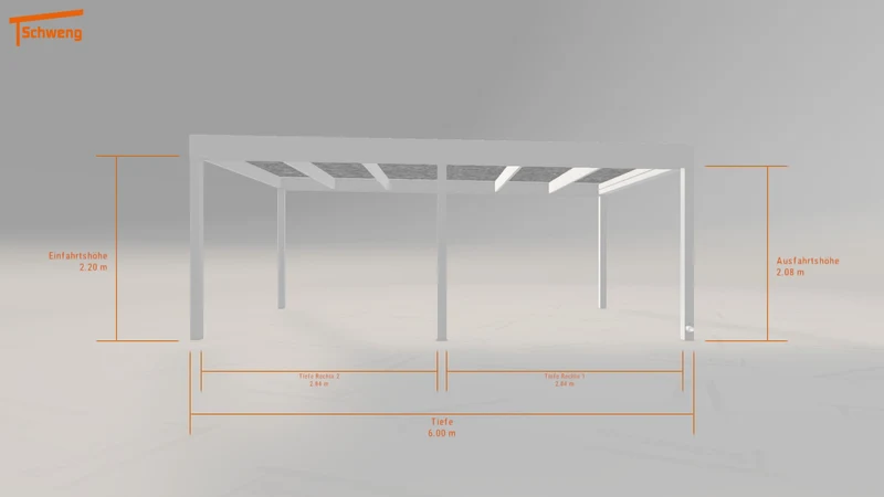 #DE Schweng Flachdachcarport C600 (ID ygyqb4) #MTG