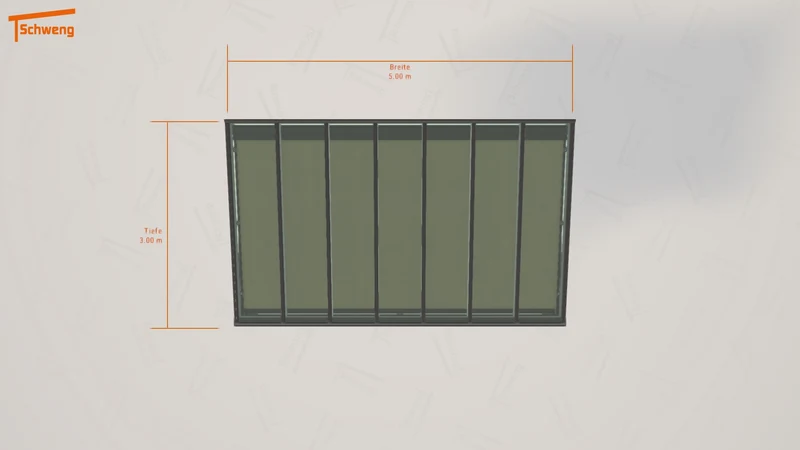 #DE Schweng Terrassenüberdachung S400 (ID pb9gyy)