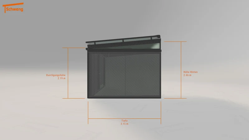 #DE Schweng Terrassenüberdachung S400 (ID jjpkm7)