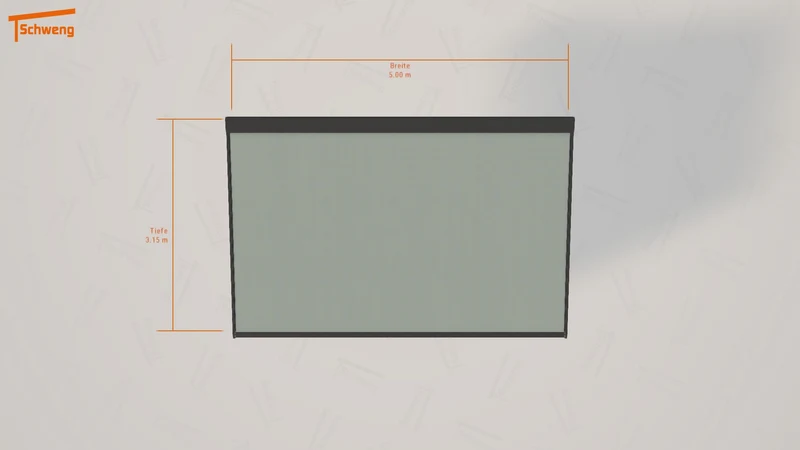 #DE Schweng Terrassenüberdachung S400 (ID jjpkm7)