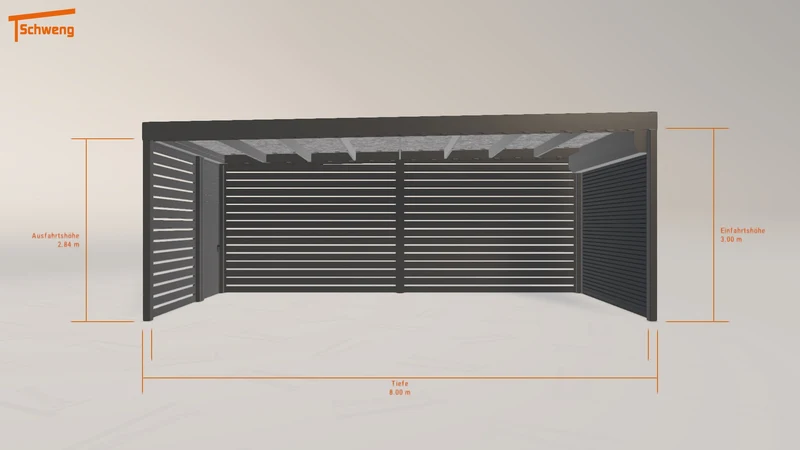 #DE Schweng Flachdachcarport C600 (ID v4jvzp) #MTG
