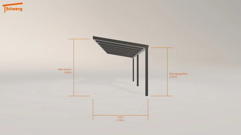 #DE Schweng Terrassenüberdachung S350 (ID zb5b27)
