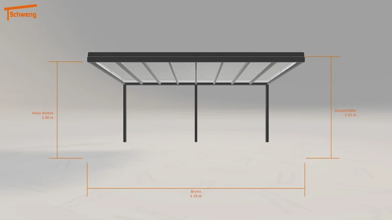 #DE Schweng Terrassenüberdachung S350 (ID n5d5yg)