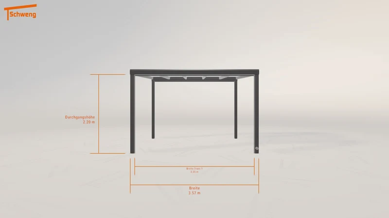 #DE Schweng Terrassenüberdachung S400 (ID 77wygz)
