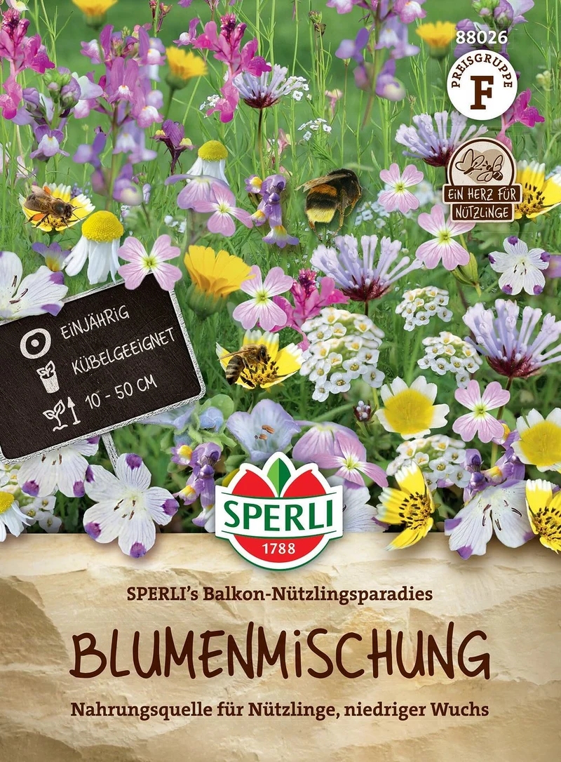 SPERLI Blumensamen "Balkon-Nützlingsparadies"