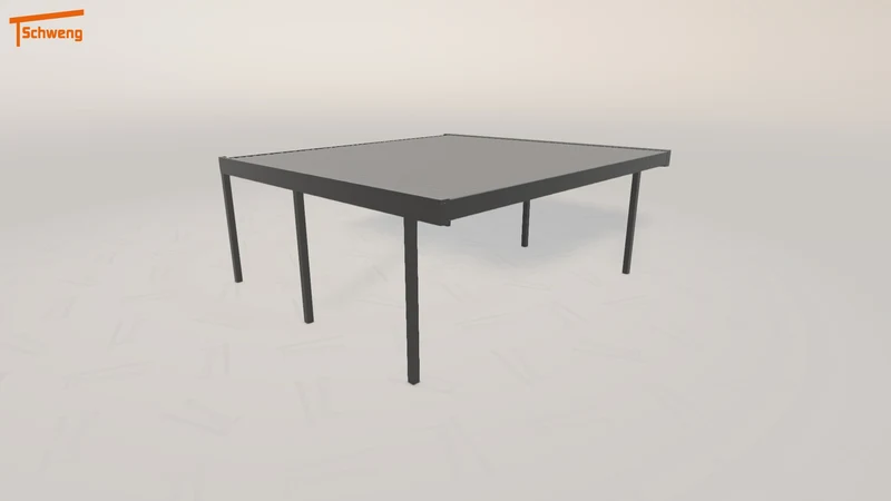 #DE Schweng Flachdachcarport C600 (ID 77wyqz)