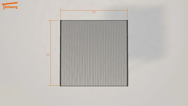 #DE Schweng Flachdachcarport C600 (ID 77wyqz)