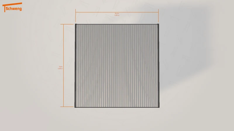 #DE Schweng Flachdachcarport C600 (ID v4jq5g) #MTG