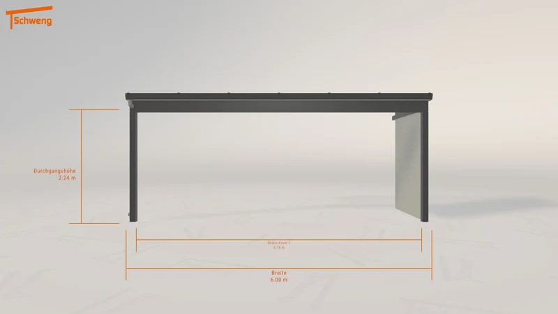 #DE Schweng Terrassenüberdachung S350 (ID 7728zv)