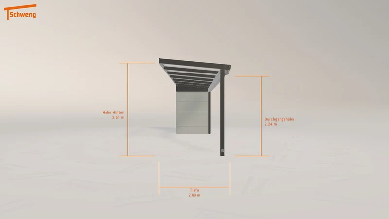 #DE Schweng Terrassenüberdachung S350 (ID 7728zv)