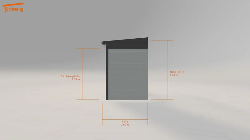 #DE Schweng Terrassenüberdachung S350 (ID 7728zv)