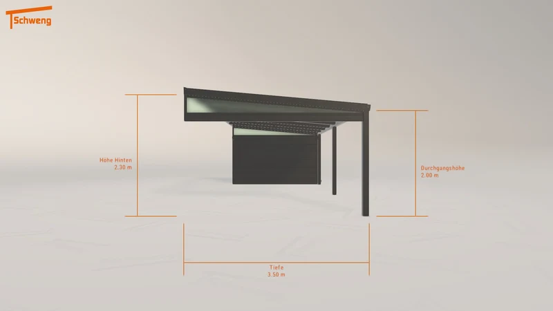 #DE Schweng Terrassenüberdachung S350 (ID 2q9r7b)