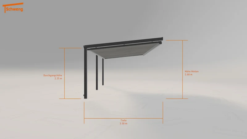 #DE Schweng Terrassenüberdachung S350 (ID qd9rmn)