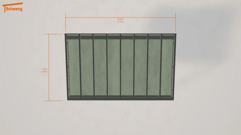 #DE Schweng Terrassenüberdachung S350 (ID qd9rmn)