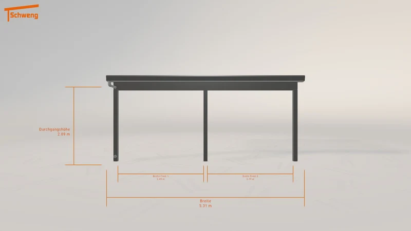 #DE Schweng Terrassenüberdachung S400 (ID g7d4qd)