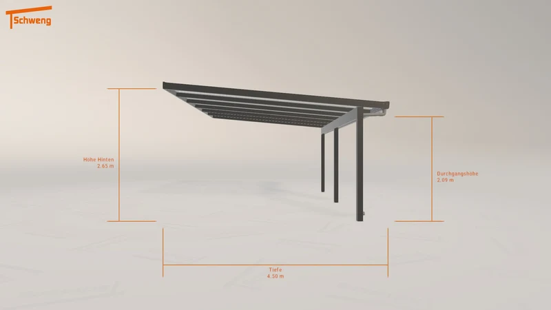 #DE Schweng Terrassenüberdachung S400 (ID g7d4qd)
