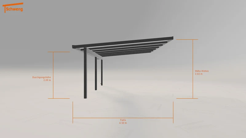 #DE Schweng Terrassenüberdachung S400 (ID g7d4qd)